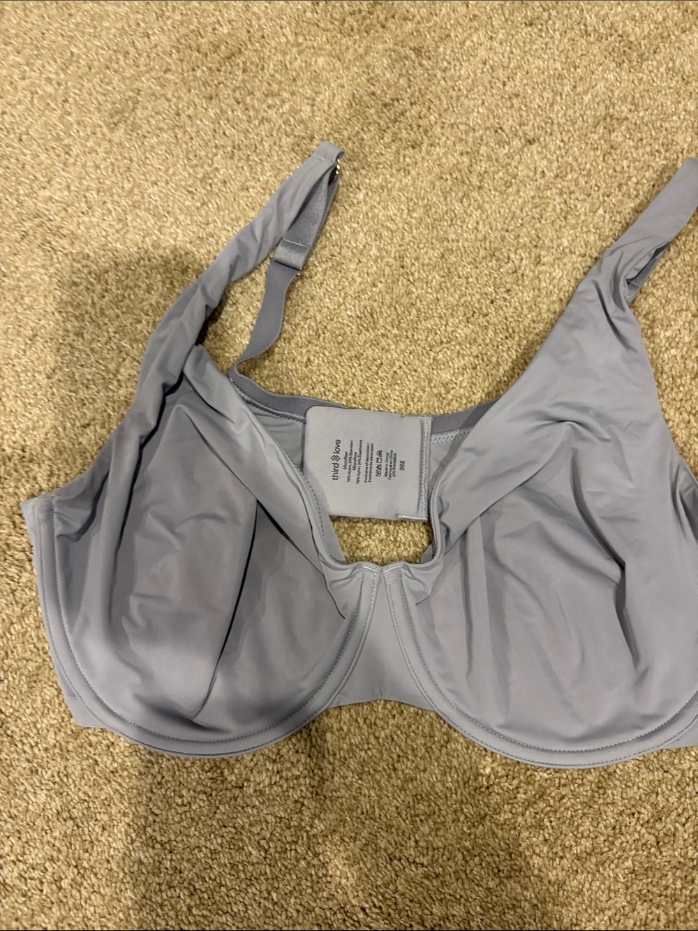 ThirdLove lilac Underwire Unlined Bra